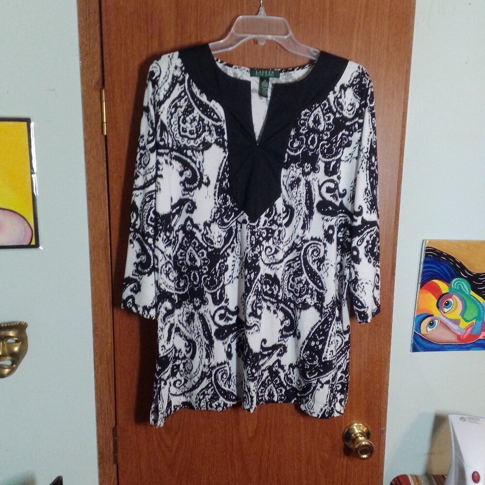 Lauren/Ralph Lauren Womens Blouse